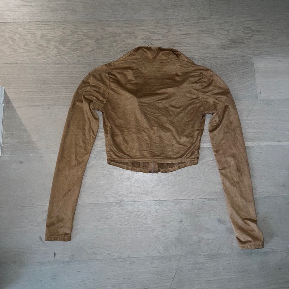 Windsor Cropped Brown Jacket - Picture 2 of 2